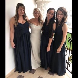 Sweetheart Floor Length Chiffon Dress